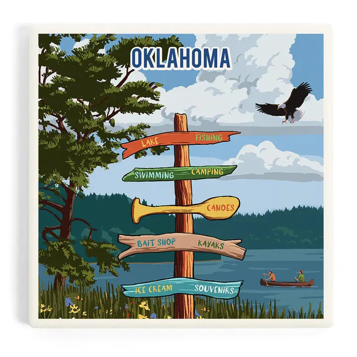 CERAMIC COASTER Oklahoma City