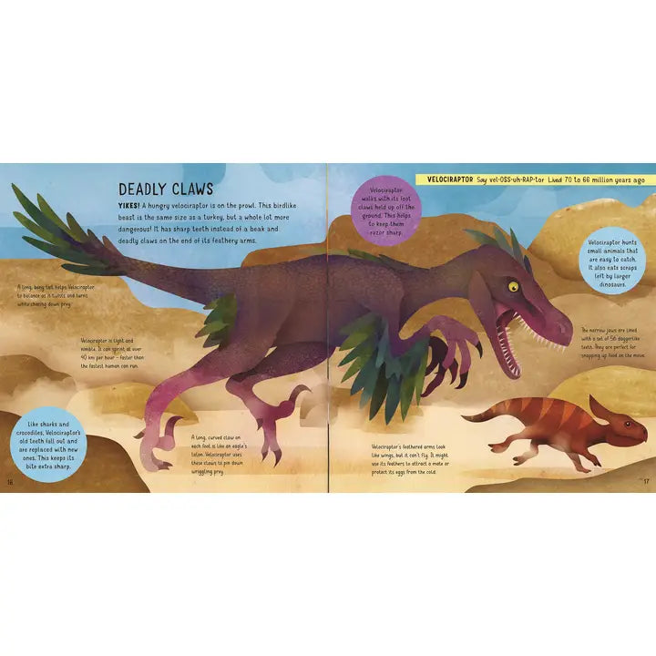 Sticker by Number: Dinosaurs