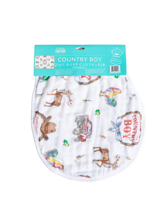 Little Hometown Burp Cloth