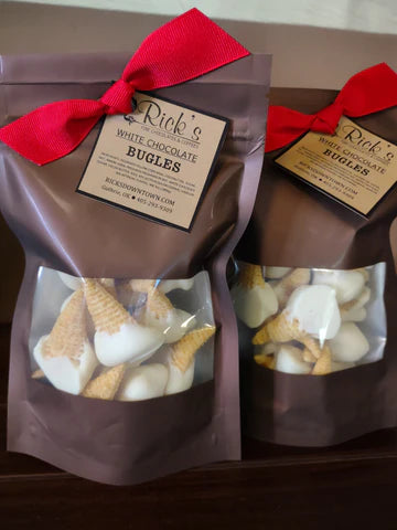 Rick's Fine Chocolates - White Chocolate Bugles