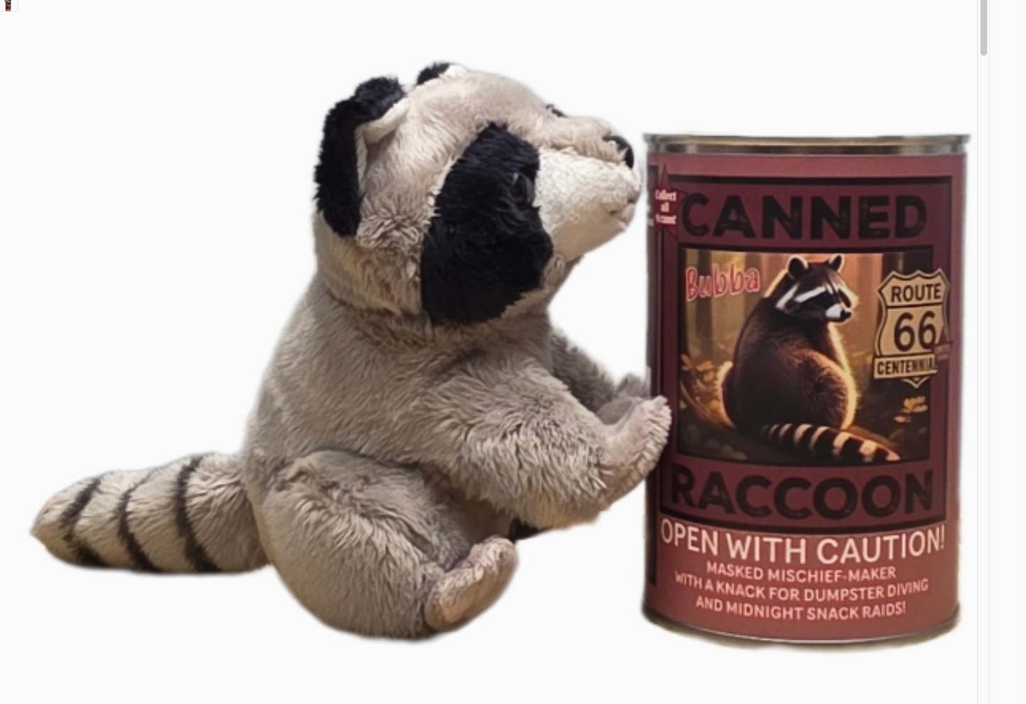 Canned Plush Animal