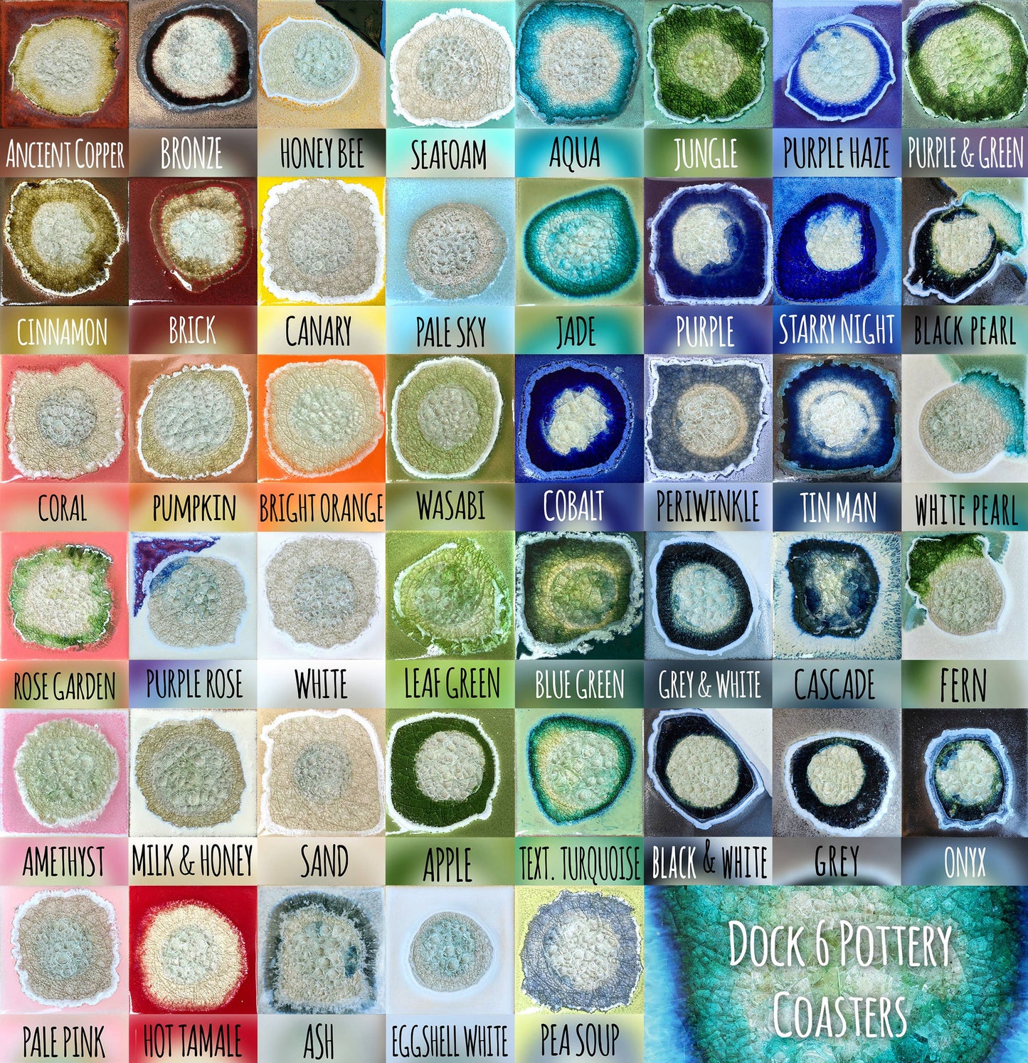 State Shaped Trivet - All 50 States - Geode Handmade Pottery