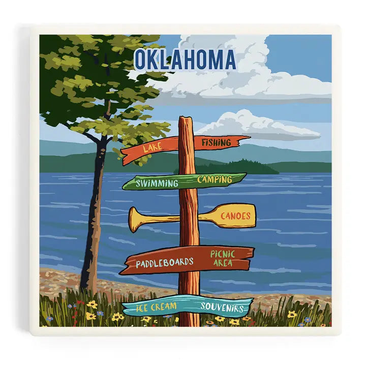CERAMIC COASTER Oklahoma City