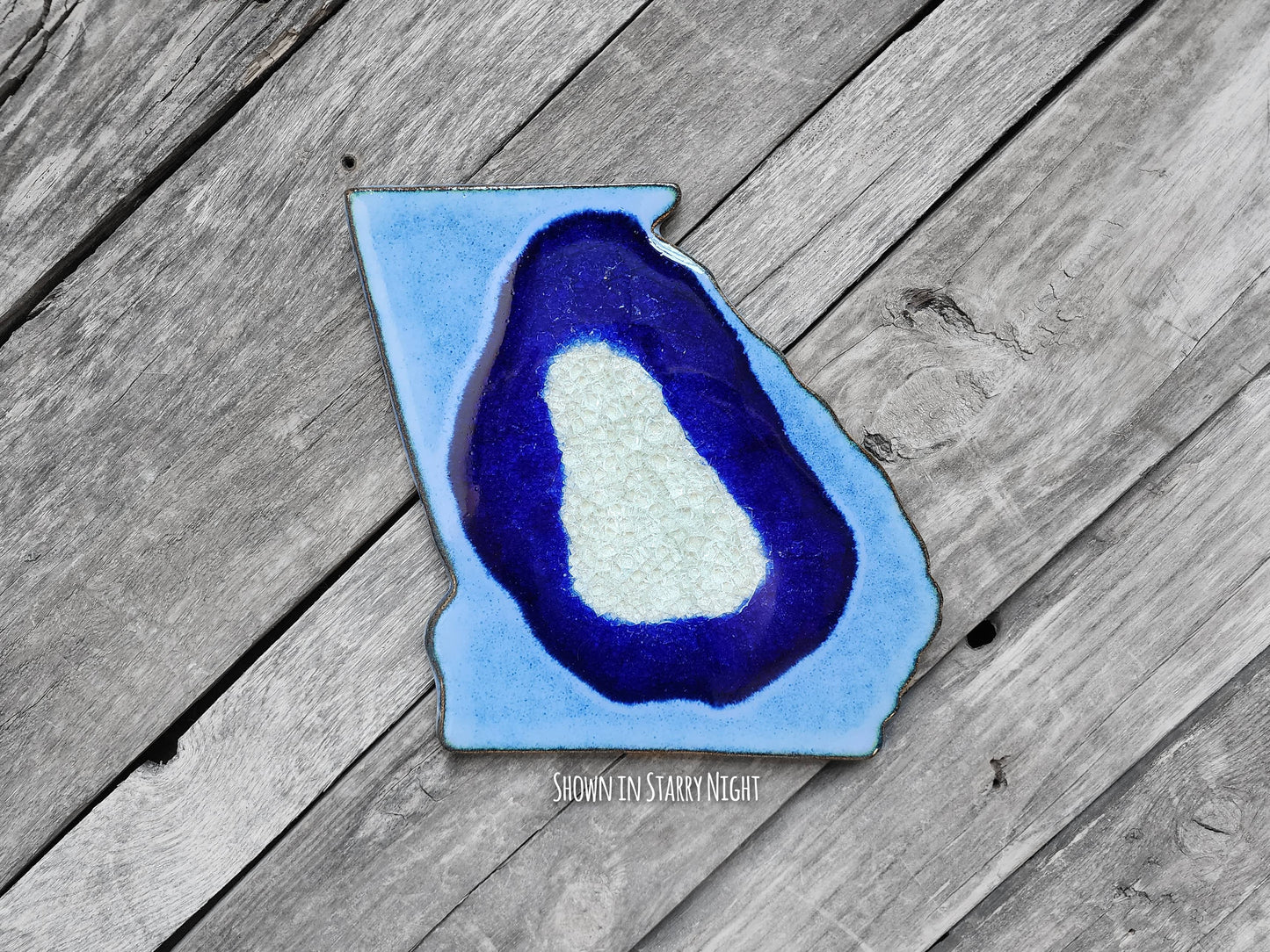 State Shaped Trivet - All 50 States - Geode Handmade Pottery