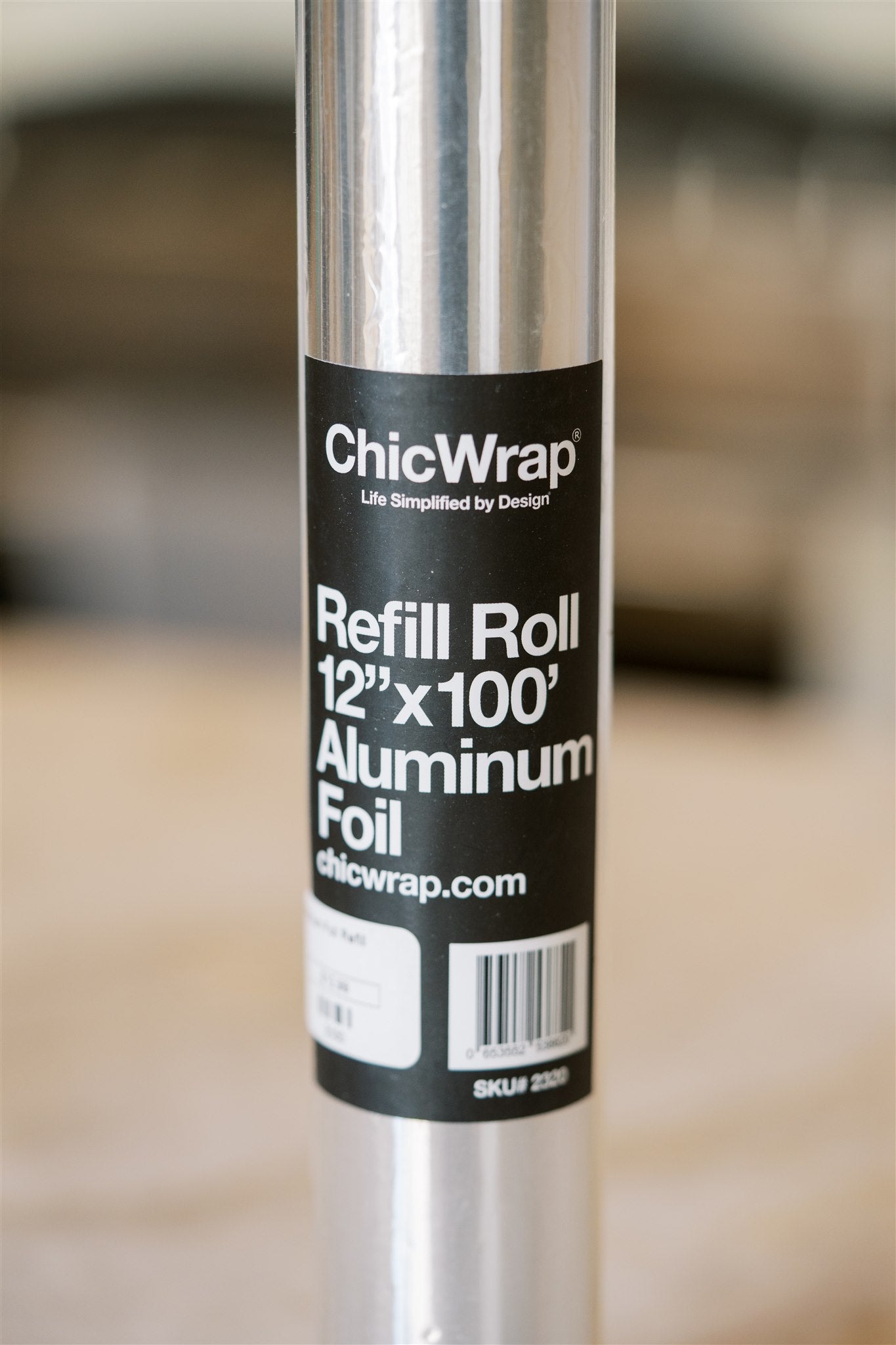 ChicWrap Professional Aluminum Foil Refill Roll - 12 x 100