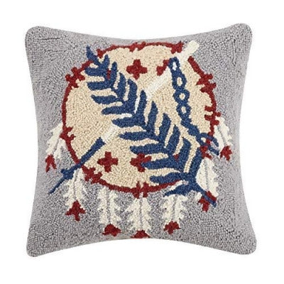 OK Flag Pillow - Gray