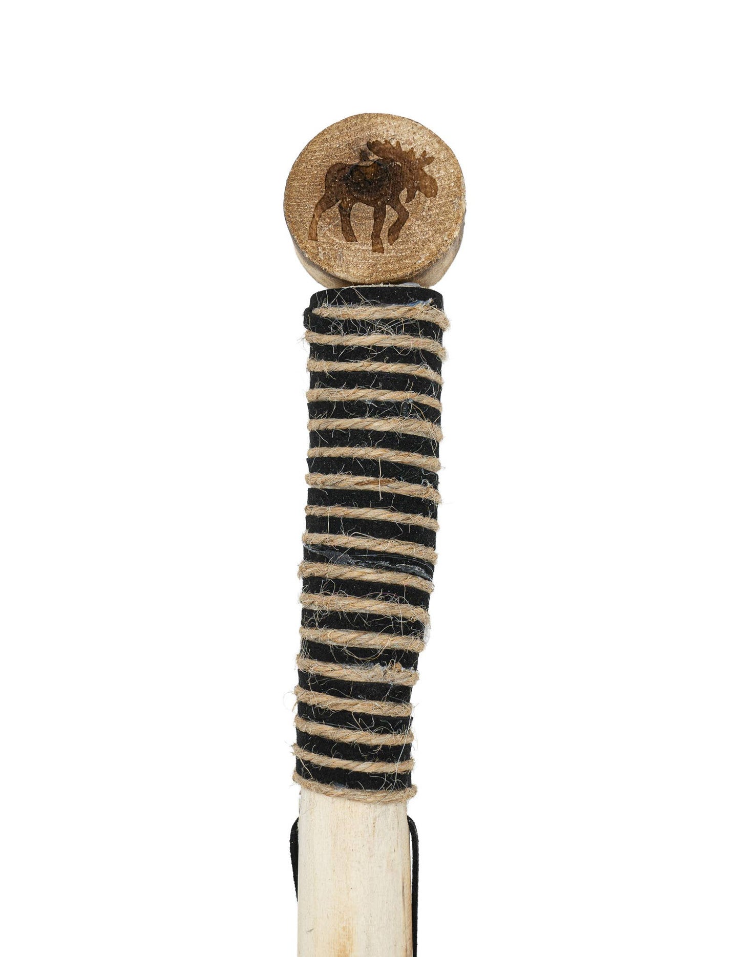 Cord Wrapped Wooden Walking Stick