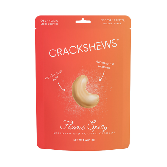 Crackshews - Flame Spicy Cashews