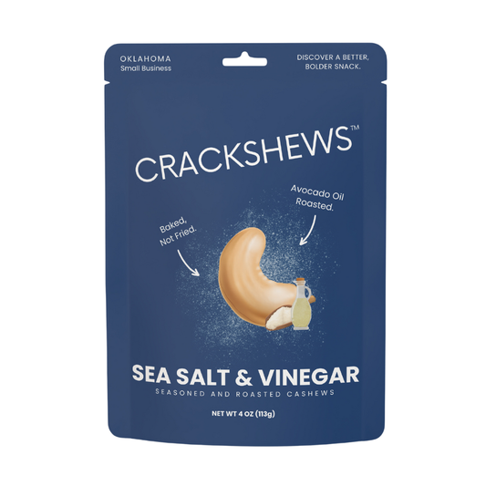 Crackshews - Sea Salt and Vinegar Cashews