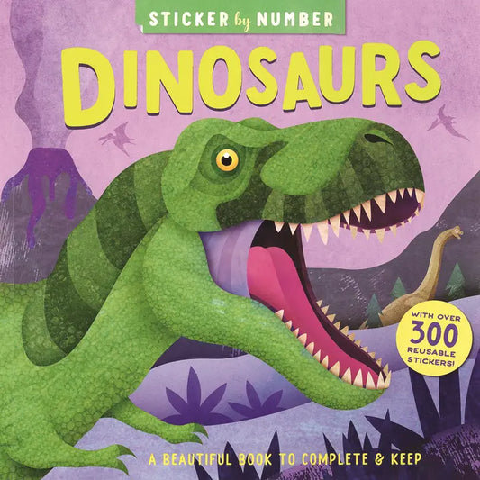 Sticker by Number: Dinosaurs