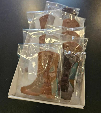 Solid Chocolate Cowboy Boots