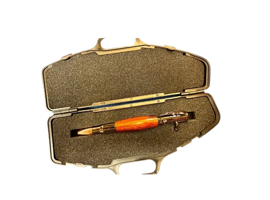CONSIGNMENT - Wood Bolt Action Pen with Tactical Case #147