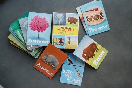 All About Oklahoma Flash Cards