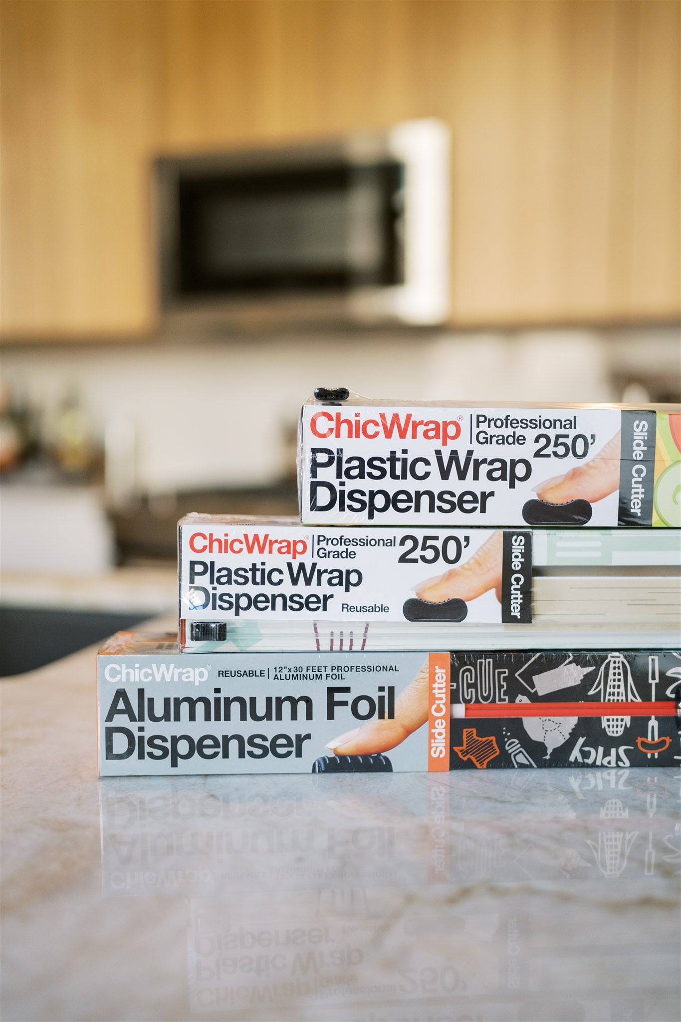 ChicWrap Professional Aluminum Foil Refill Roll - 12 x 100