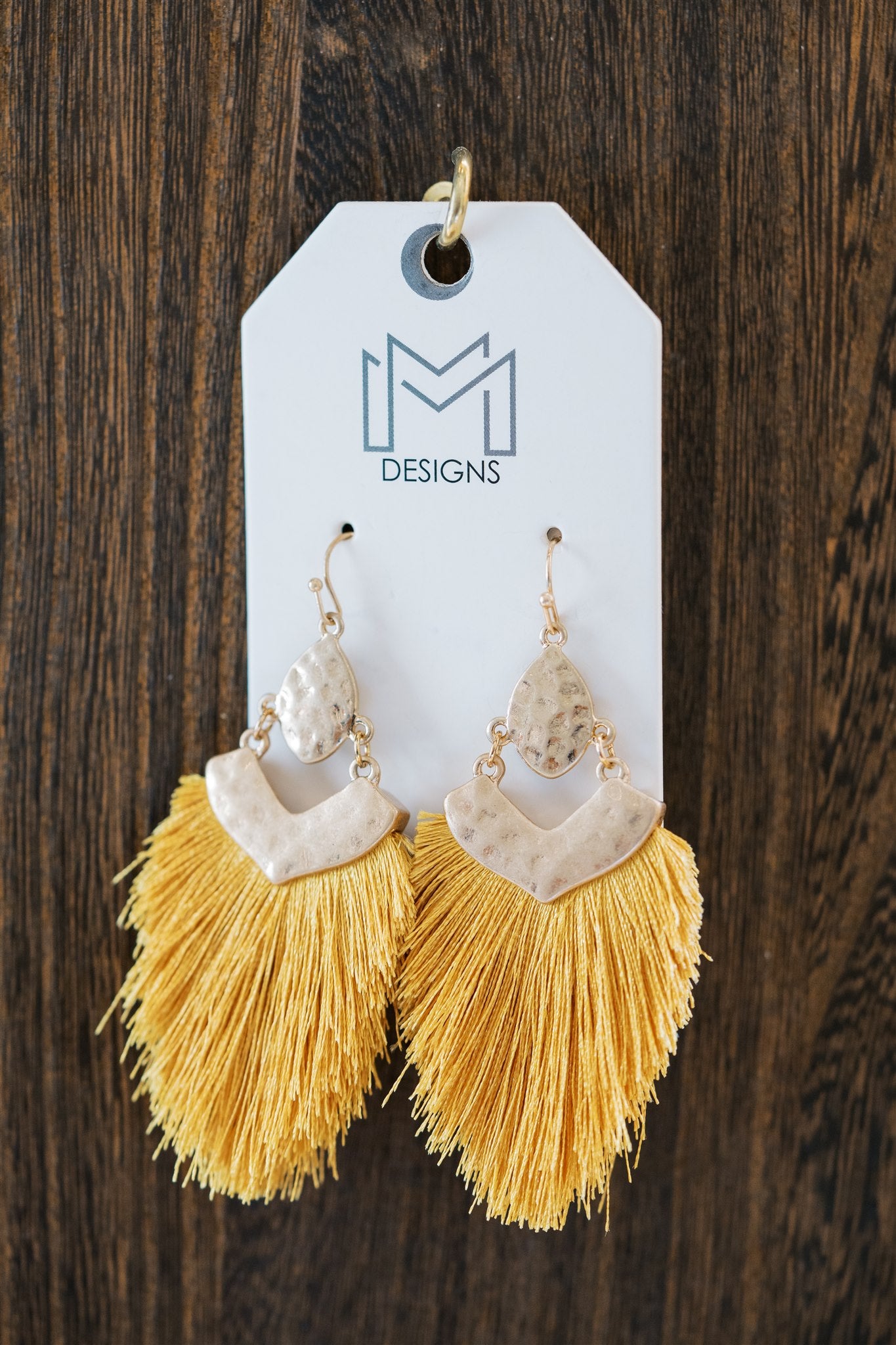 Discover more than 189 yellow earrings tassel super hot