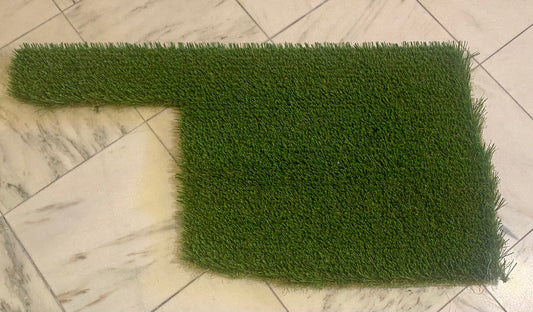 Oklahoma Shaped Grass Doormat