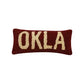 OKLA Red Pillow
