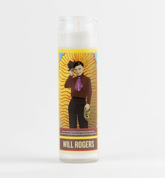 Will Rogers Candle